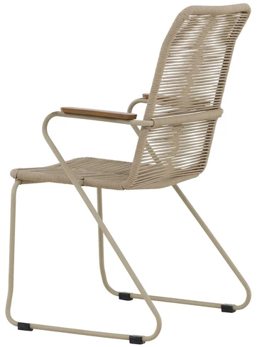 Venture Design Valgomojo kėdė Bois 46x43.5 cm Smėlio spalvos virvė