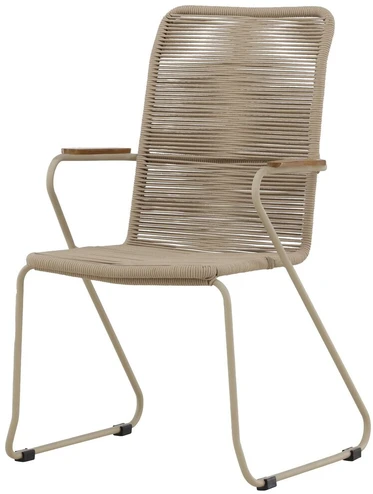 Venture Design Valgomojo kėdė Bois 46x43.5 cm Smėlio spalvos virvė
