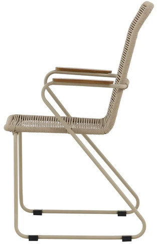 Venture Design Valgomojo kėdė Bois 46x43.5 cm Smėlio spalvos virvė
