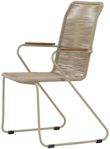 Venture Design Valgomojo kėdė Bois 46x43.5 cm Smėlio spalvos virvė