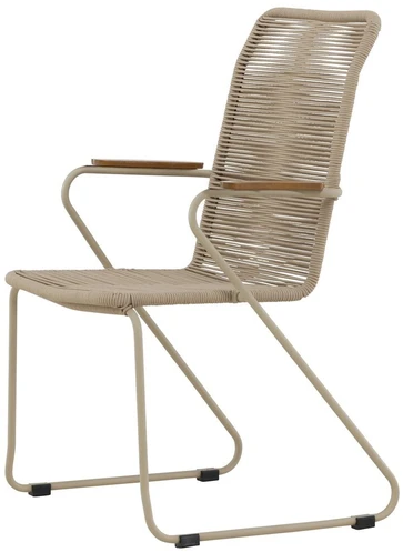 Venture Design Valgomojo kėdė Bois 46x43.5 cm Smėlio spalvos virvė
