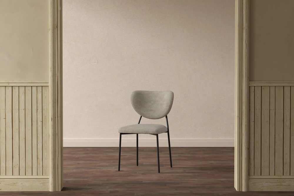Venture Design Valgomojo kėdė Butterfly 48x44x50 cm smėlio spalvos veliūras