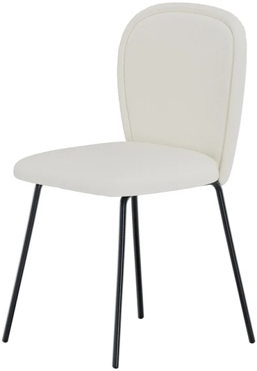 Venture Design Valgomojo kėdė Carl 46x50 cm Juodas aksomas