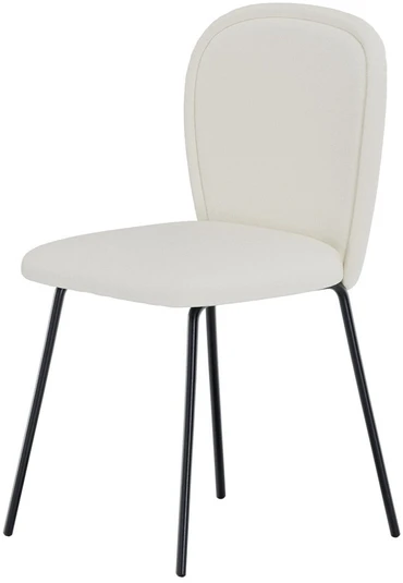 Venture Design Valgomojo kėdė Carl 46x50 cm Juodas aksomas
