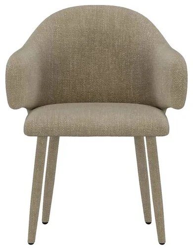 Venture Design Valgomojo kėdė Evelin 47x50x50 cm smėlio spalvos veliūras