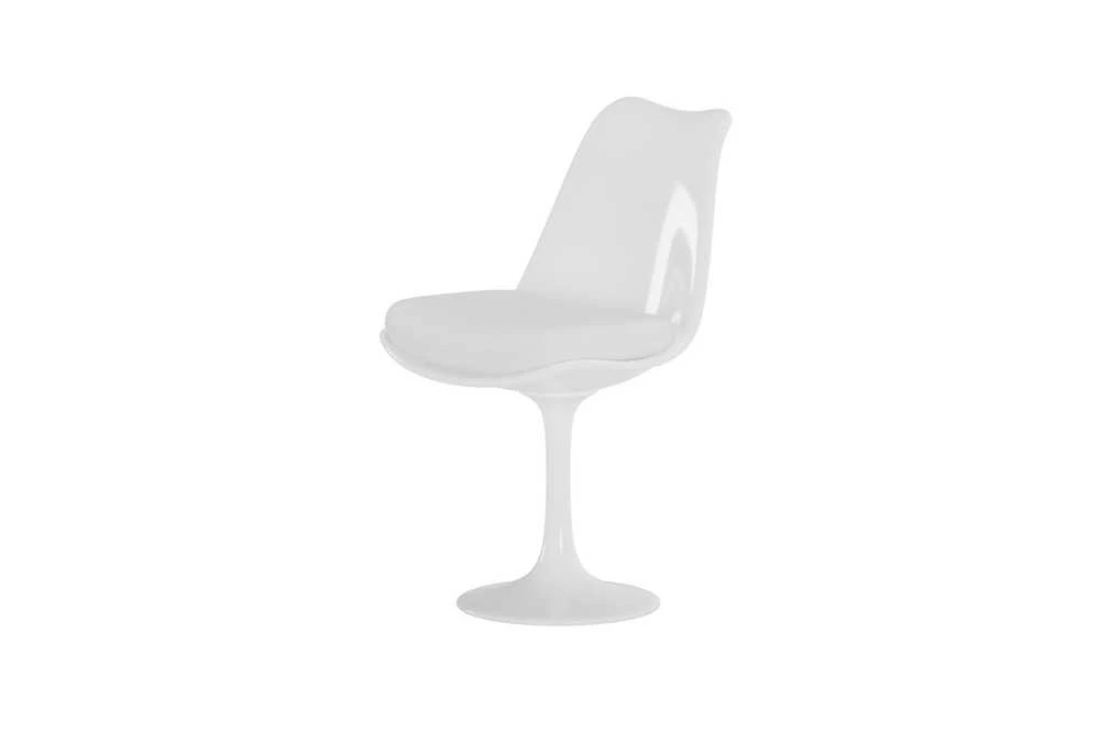 Venture Design Valgomojo kėdė Hamden 48x42 cm Balta audinys