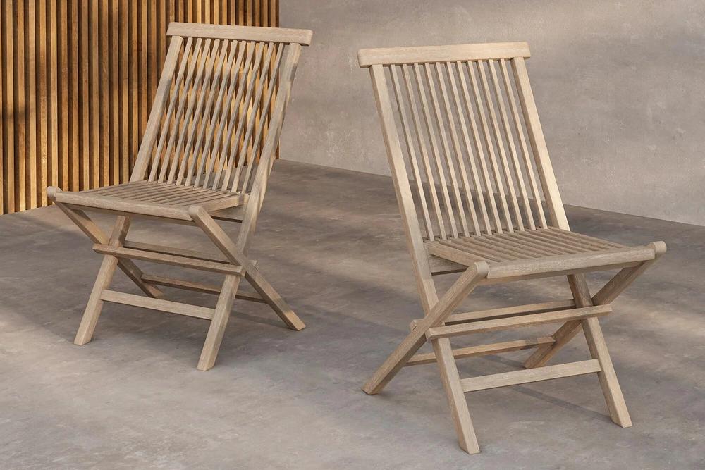 Venture Design Valgomojo kėdė Kenya 47x43x45 cm Balintos ąžuolo spalvos