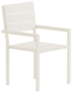 Venture Design Valgomojo kėdė Levels, smėlio spalvos, aliuminis, 2 vnt.