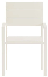 Venture Design Valgomojo kėdė Levels, smėlio spalvos, aliuminis, 2 vnt.