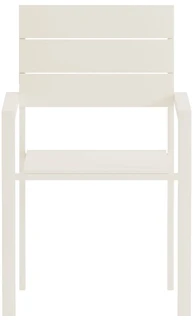 Venture Design Valgomojo kėdė Levels, smėlio spalvos, aliuminis, 2 vnt.