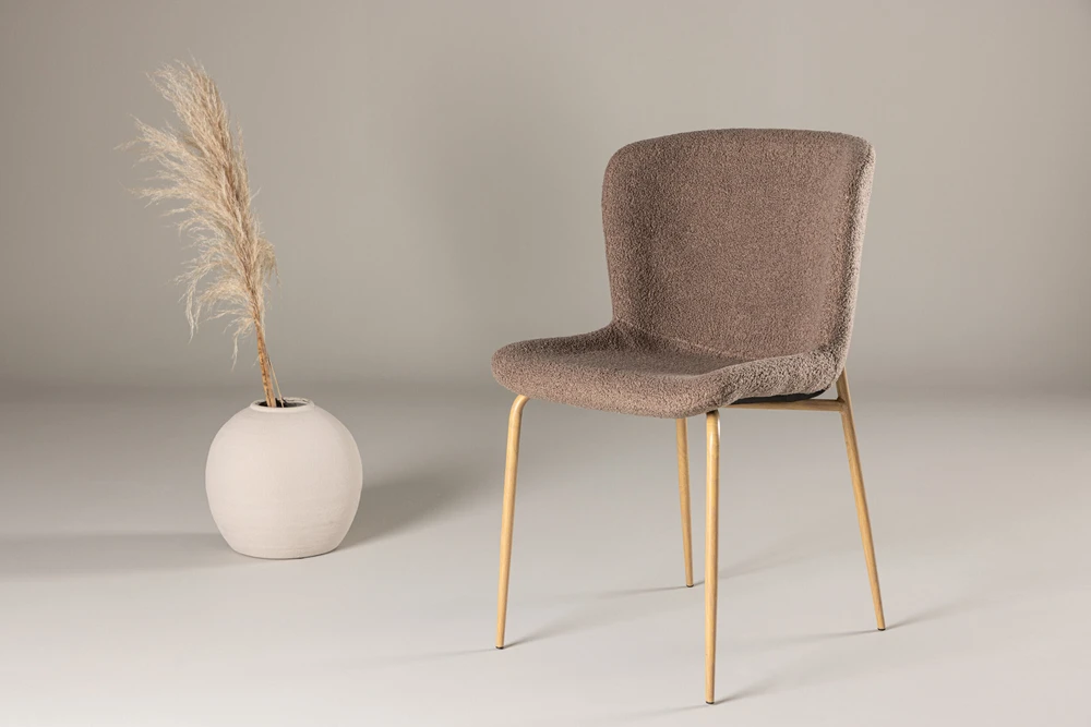 Venture Design Valgomojo kėdė, Modesto 2 vnt., 55x50x81 cm, Ruda