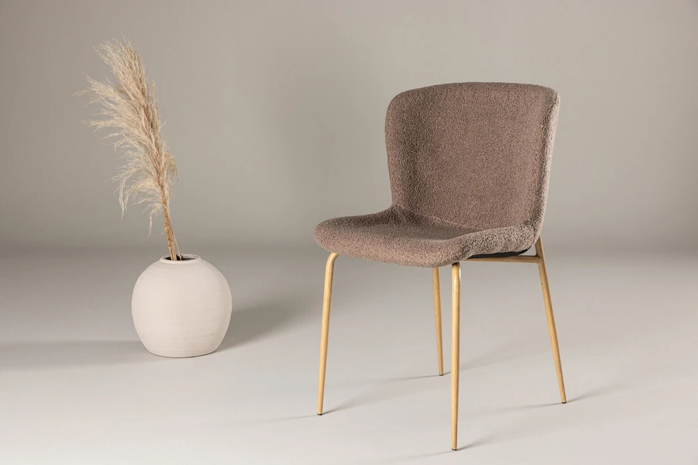 Venture Design Valgomojo kėdė, Modesto 2 vnt., 55x50x81 cm, Ruda