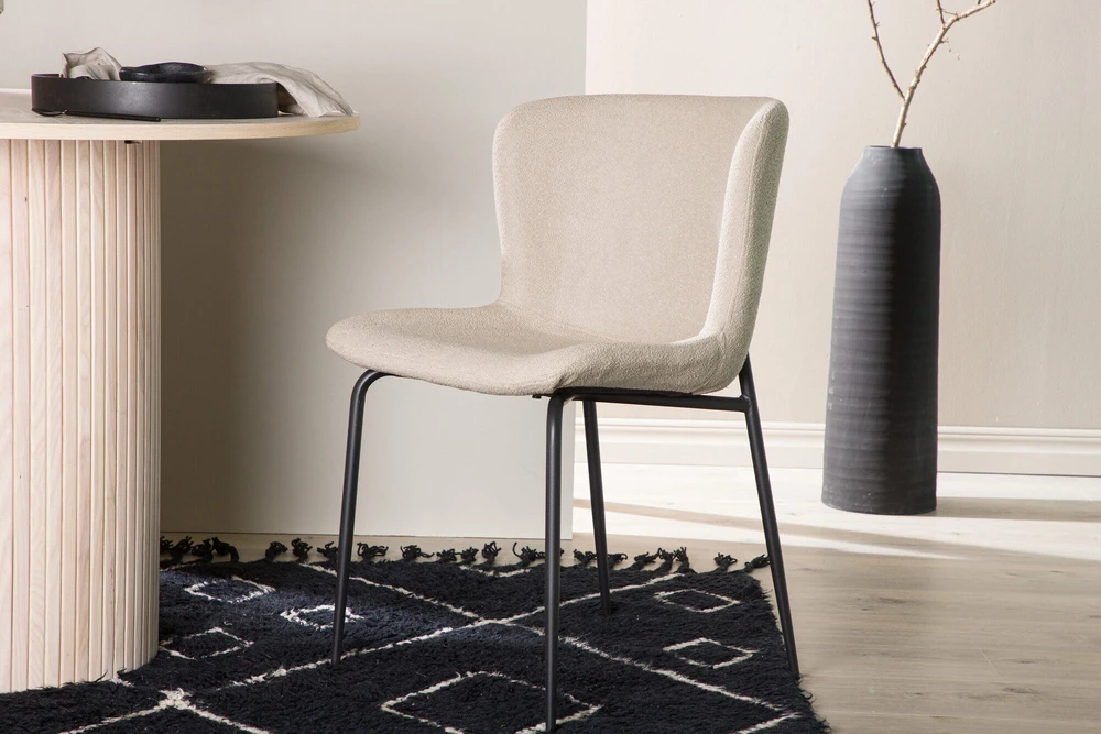 Venture Design Valgomojo kėdė, Modesto 2 vnt., 54x48x79.5 cm, Bėžinės spalva
