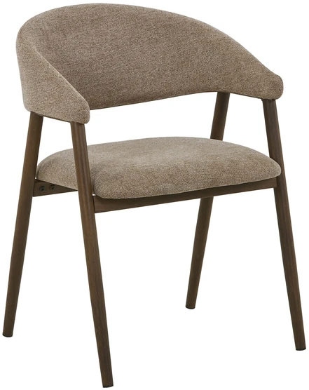 Venture Design Valgomojo kėdė Paulda (2 vnt. pakuotė), mokka, poliesterio-lino audinys