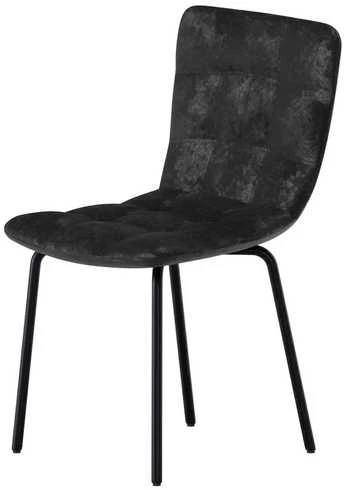 Venture Design Valgomojo kėdė Punsch 45x47 cm Juodas aksomas