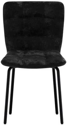 Venture Design Valgomojo kėdė Punsch 45x47 cm Juodas aksomas