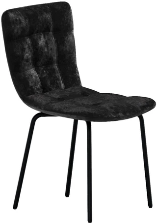 Venture Design Valgomojo kėdė Punsch 45x47 cm Juodas aksomas