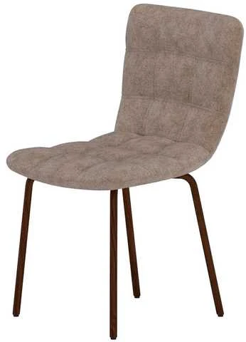 Venture Design Valgomojo kėdė Punsch 45x47 cm Rudos spalvos aksomas