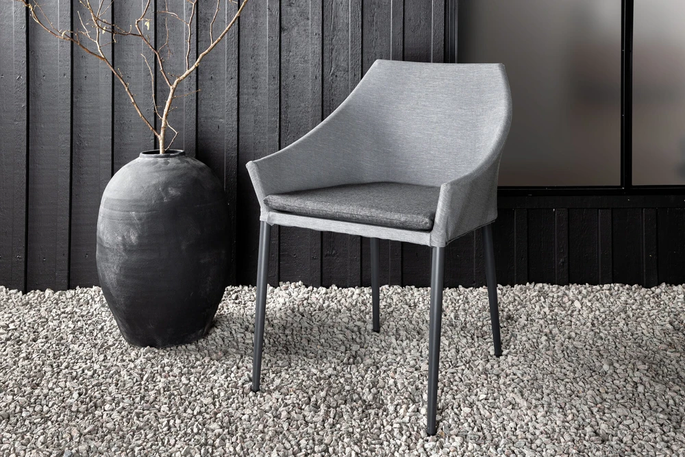 Venture Design Valgomojo kėdė, Spoga, 62x60x81 cm, Pilka