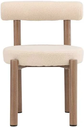 Venture Design Valgomojo kėdė Tillo 49x49 cm Balto plieno