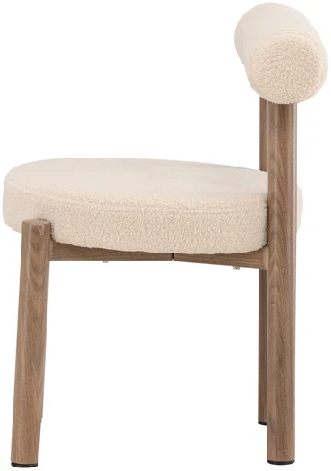 Venture Design Valgomojo kėdė Tillo 49x49 cm Balto plieno