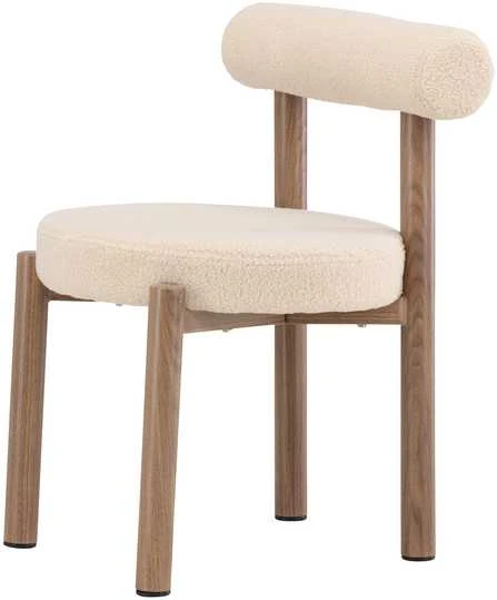 Venture Design Valgomojo kėdė Tillo 49x49 cm Balto plieno