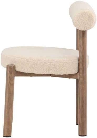 Venture Design Valgomojo kėdė Tillo 49x49 cm Balto plieno