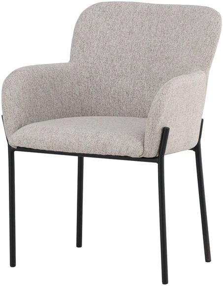 Venture Design Valgomojo kėdė Vätö 51x55 cm smėlio spalvos plienas
