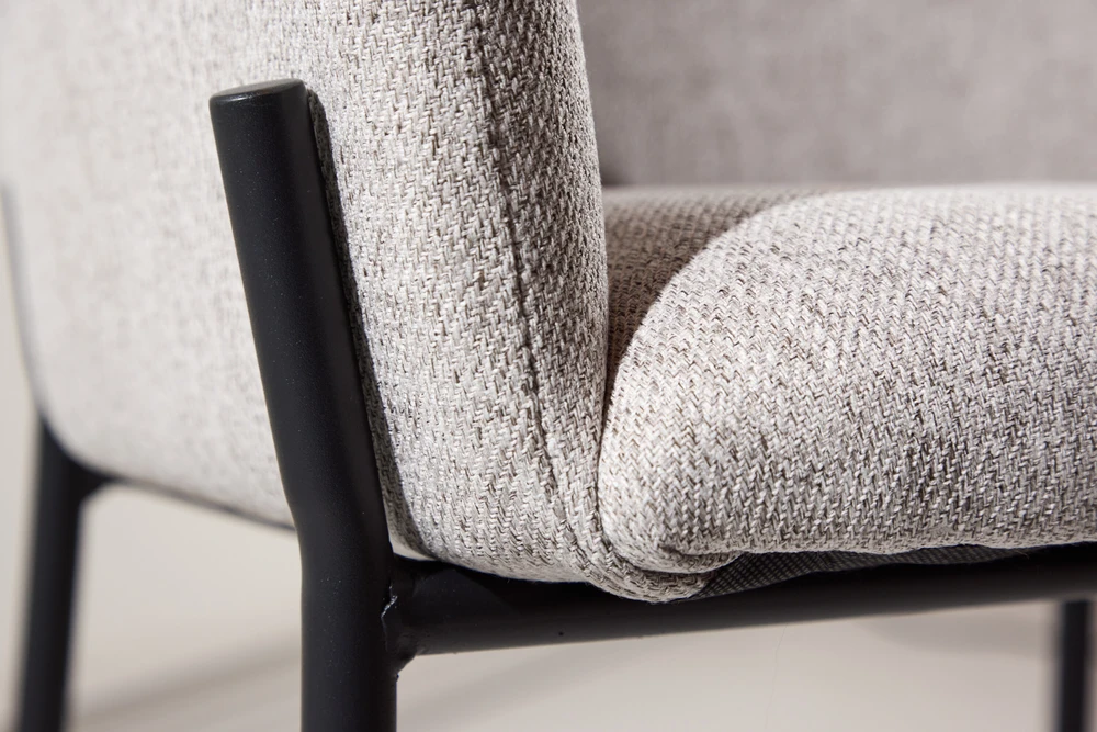 Venture Design Valgomojo kėdė Vätö 51x55 cm smėlio spalvos plienas