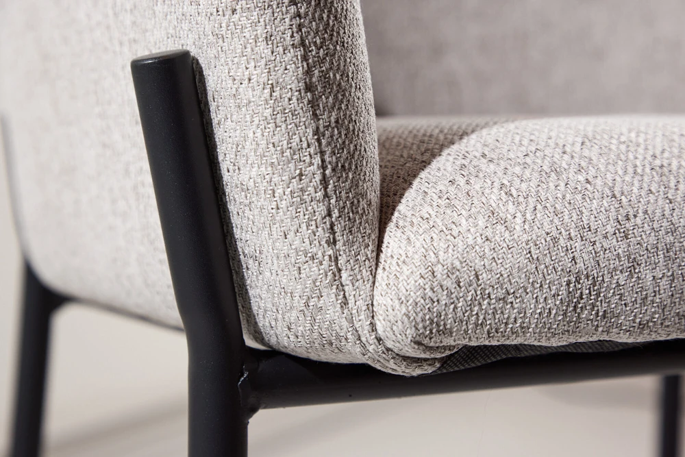 Venture Design Valgomojo kėdė Vätö 51x55 cm smėlio spalvos plienas