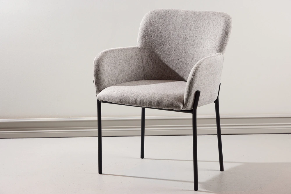 Venture Design Valgomojo kėdė Vätö 51x55 cm smėlio spalvos plienas