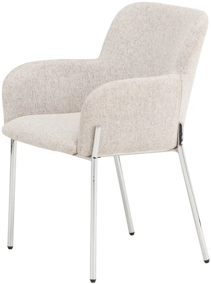 Venture Design Valgomojo kėdė Vätö 51x55x46 cm smėlio spalvos audinys
