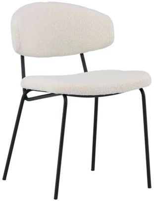 Venture Design Valgomojo kėdės Chico, 2 vnt., 57x50x79 cm, baltos