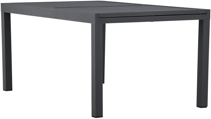 Venture Design Valgomojo stalas 160x240x100x75 cm Juodas Aliuminis