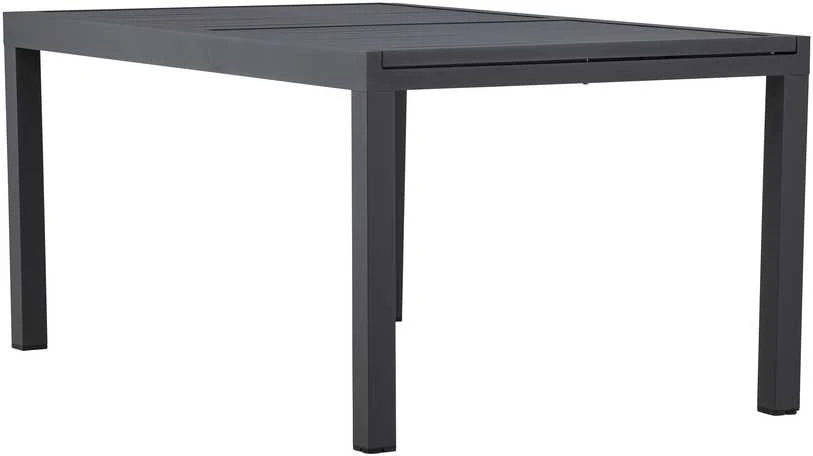 Venture Design Valgomojo stalas 160x240x100x75 cm Juodas Aliuminis