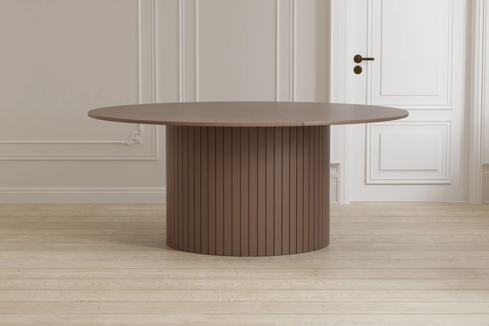 Venture Design Valgomojo stalas 180 cm smėlio spalvos MDF
