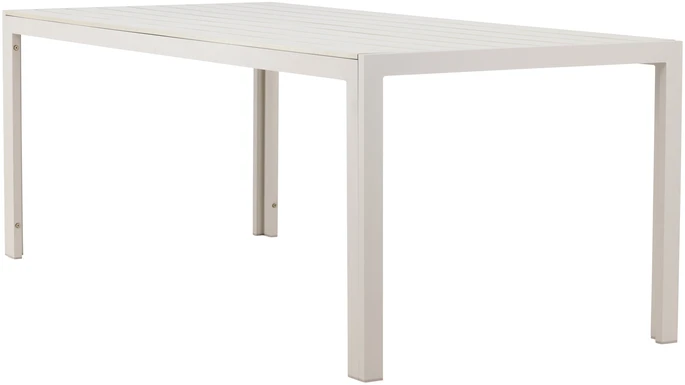 Venture Design Valgomojo stalas 205x90x74 cm, smėlio spalvos, pagamintas iš polimedžio