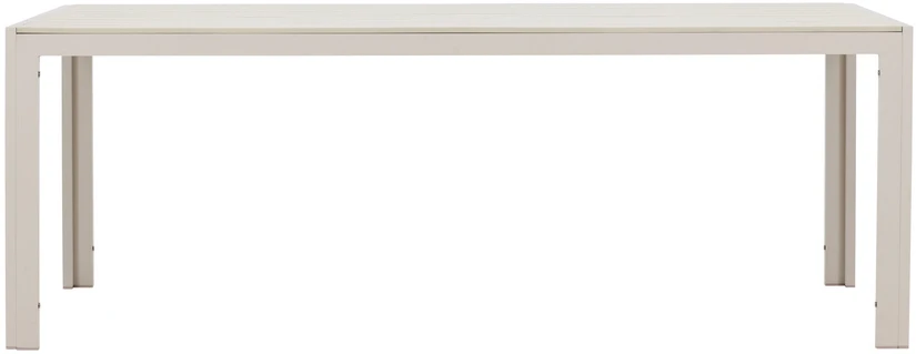 Venture Design Valgomojo stalas 205x90x74 cm, smėlio spalvos, pagamintas iš polimedžio