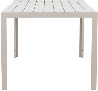 Venture Design Valgomojo stalas 205x90x74 cm, smėlio spalvos, pagamintas iš polimedžio