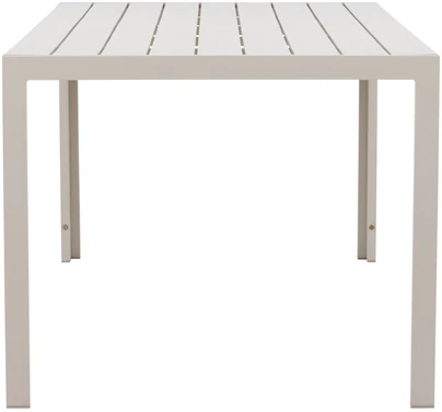 Venture Design Valgomojo stalas 205x90x74 cm, smėlio spalvos, pagamintas iš polimedžio