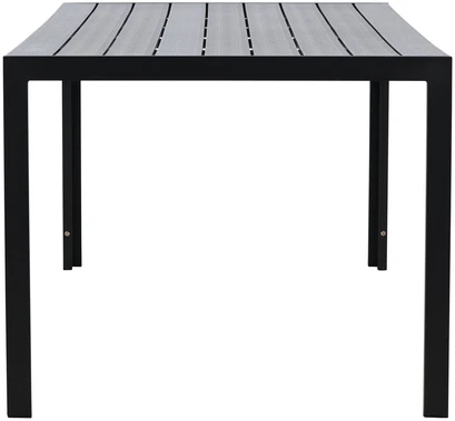 Venture Design Valgomojo stalas 205x90x74 cm Juodas Polywood