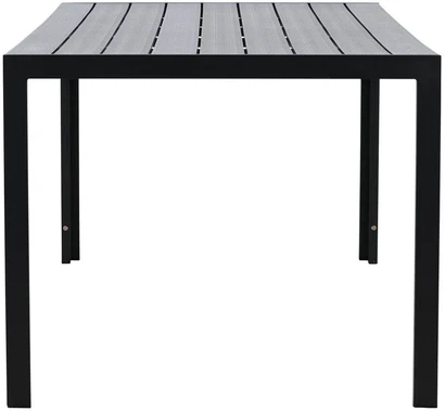 Venture Design Valgomojo stalas 205x90x74 cm Juodas Polywood