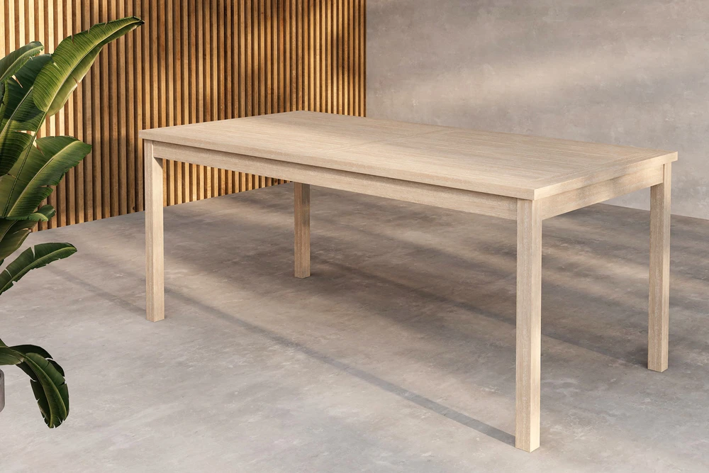 Venture Design Valgomojo stalas 90x180 cm balinto ąžuolo