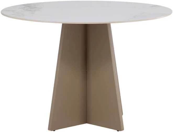 Venture Design Valgomojo stalas Bootcut 110x75 cm Smėlio spalvos