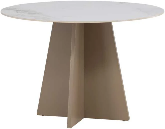 Venture Design Valgomojo stalas Bootcut 110x75 cm Smėlio spalvos