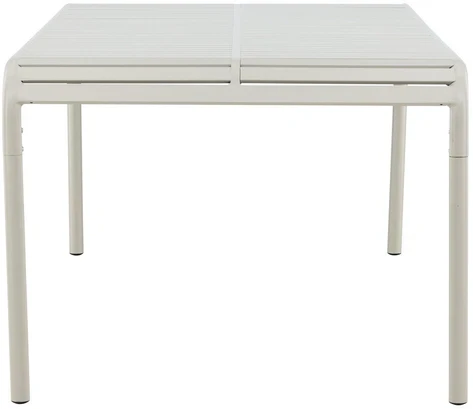Venture Design Valgomojo stalas Borneo 100x200 cm Smėlio spalvos Aliuminis