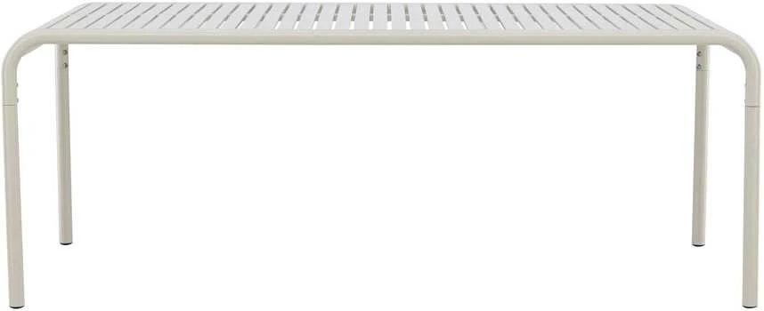 Venture Design Valgomojo stalas Borneo 100x200 cm Smėlio spalvos Aliuminis