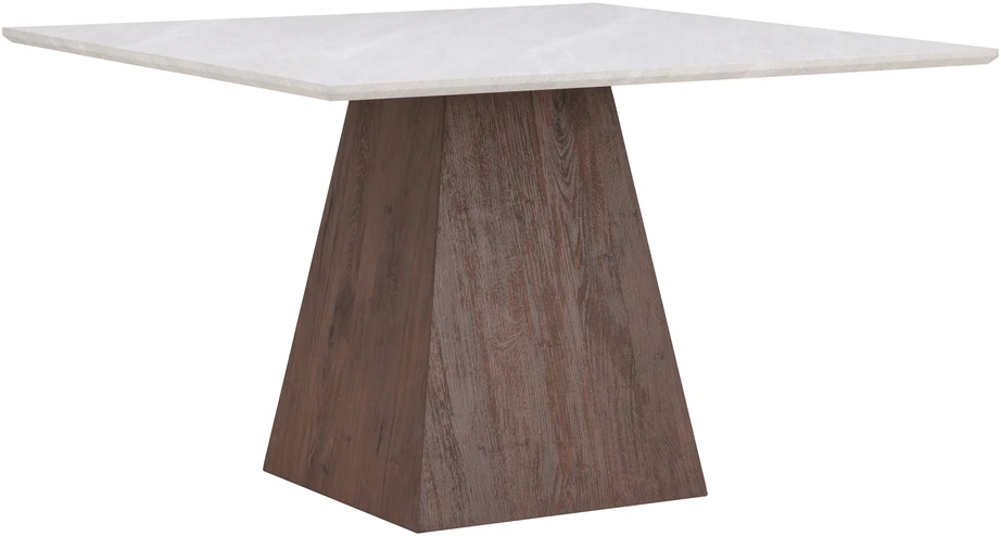 Venture Design Valgomojo stalas Cael 120x120x75 cm Šviesiai pilkas