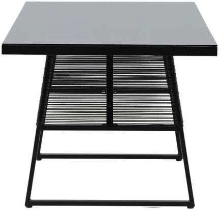 Venture Design Valgomojo stalas, Dallas, 77x193x90 cm, Juodas
