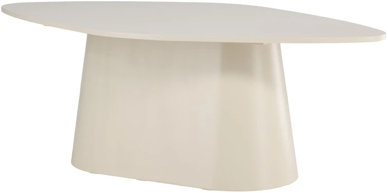 Venture Design Valgomojo stalas Diamond 210x110x75 cm Smėlio spalvos MDF